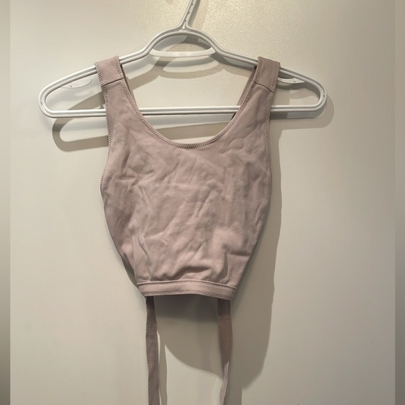 Wilfred tie around crop top in pastel purple size small - Picture 1 of 3